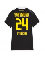 Borussia Dortmund Daniel Svensson #24 Vieraspaita Naisten 2026-27 Lyhythihainen